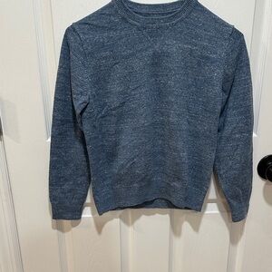 GAP Kids Heathered Blue Crewneck Sweater